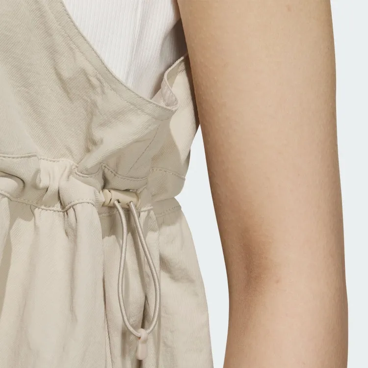 Adidas Originals Slip Dresses Women's Beige-3