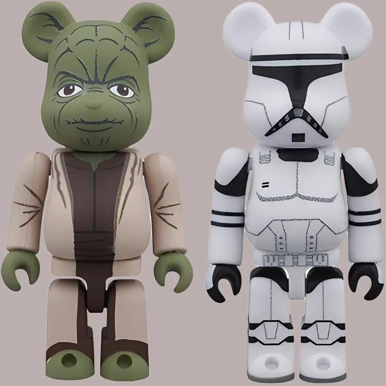 BE@RBRICK Yoda EP2 & Clone Trooper EP2 2 Pack Multi-3