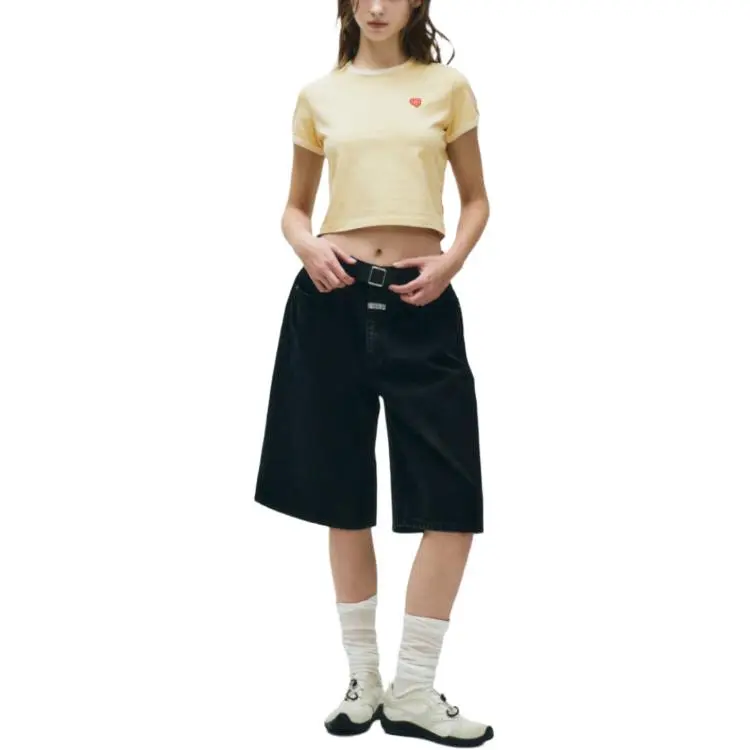 MARITHE FRANCOIS GIRBAUD Regular T Shirt Women's Butter-2