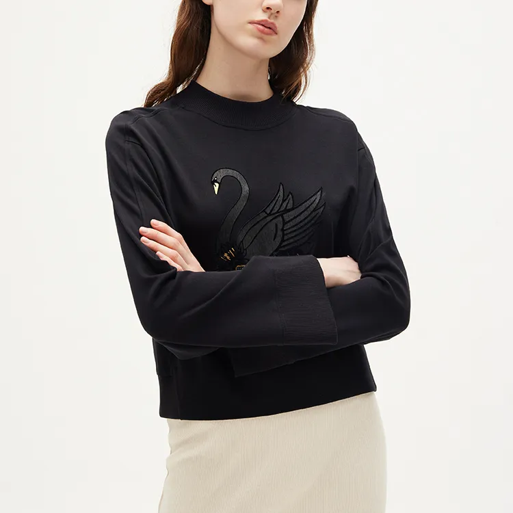 FILA Sweatshirts Women's Jet Black-3