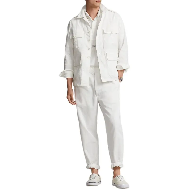 Polo Ralph Lauren SS23 Casual Pants Men's White-1