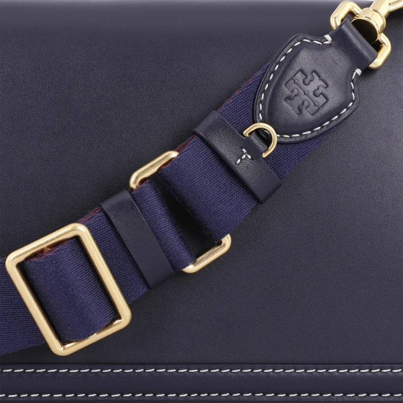TORY BURCH T Monogram Leather Handbags Shoulder Bag Crossbody Bag Regular Women's Navy-5