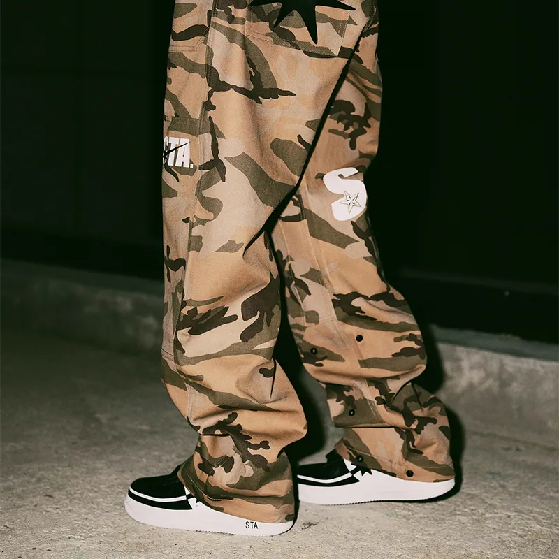 Starwalk Soldier Starwalk Soldier X STA SS23 Co branded Series Casual Pants Unisex Camouflage-2