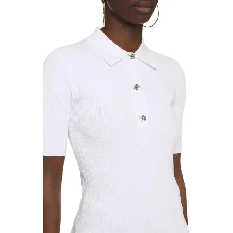 MICHAEL KORS MMK SS23 Polo Shirt Women's White-4