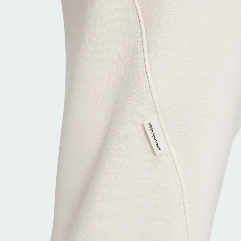 Adidas Knitted Sports Pants Women's Beige-4