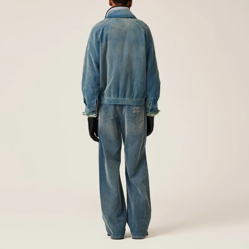 MIU MIU Jackets & Coats Women's Sapphire Blue-2