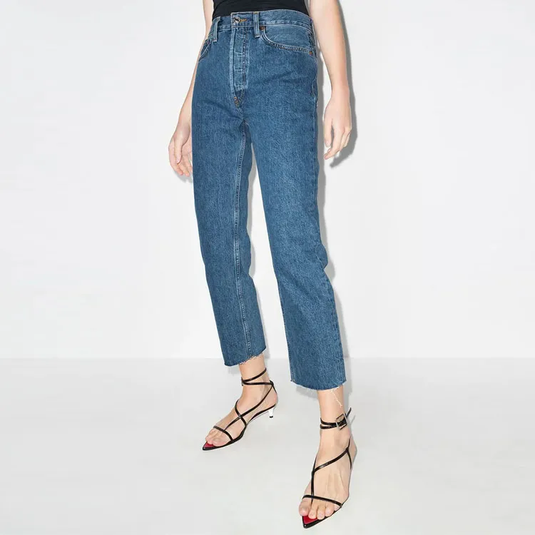 RE/DONE Stove Pipe High rise Jeans-3