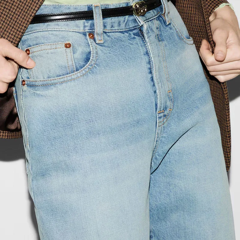GUCCI Jeans Women's Blue-5