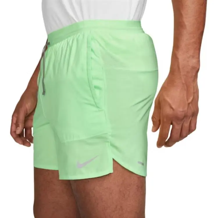 Nike Dri FIT 13cm Approx. Brief Lined Running Shorts Casual Shorts Men's Neon Green-1
