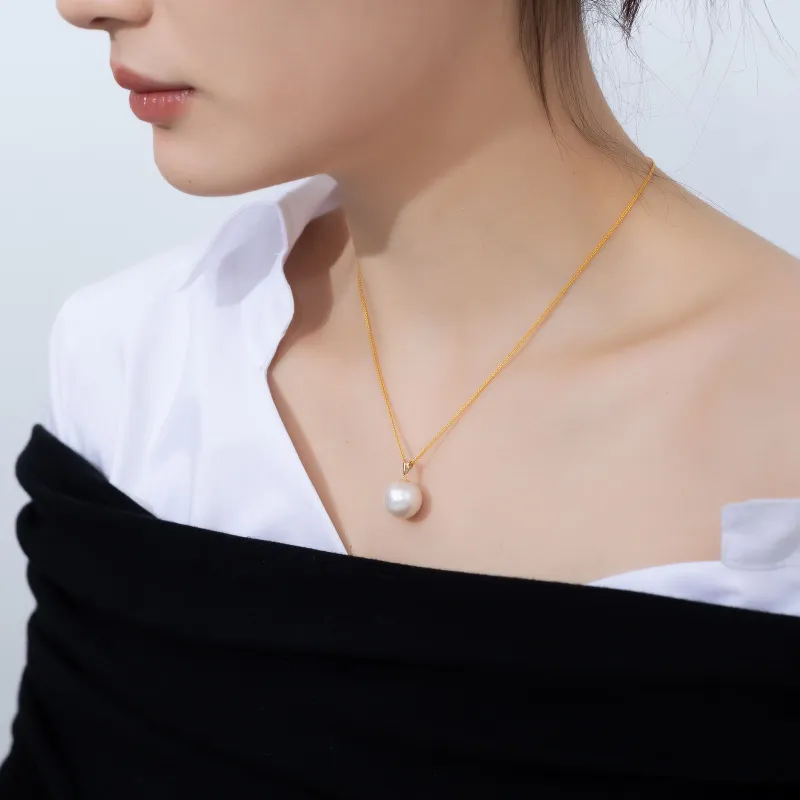 ANGEPERLE Pearl Pendants Women's-2