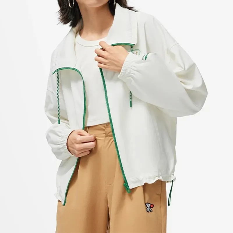 LINING Chinese Culture Series Trench Coats Women's Ivory-2