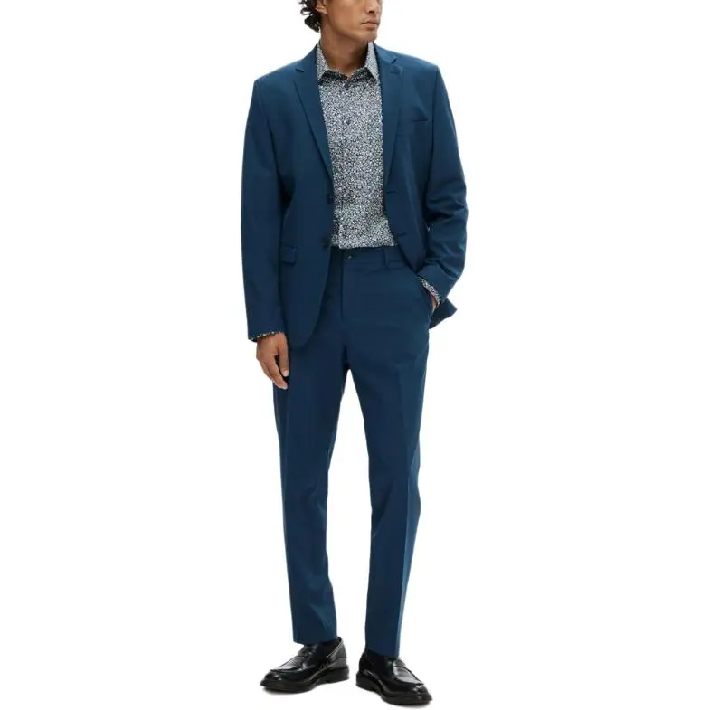 SELECTED Casual Pants Men's Blue-5