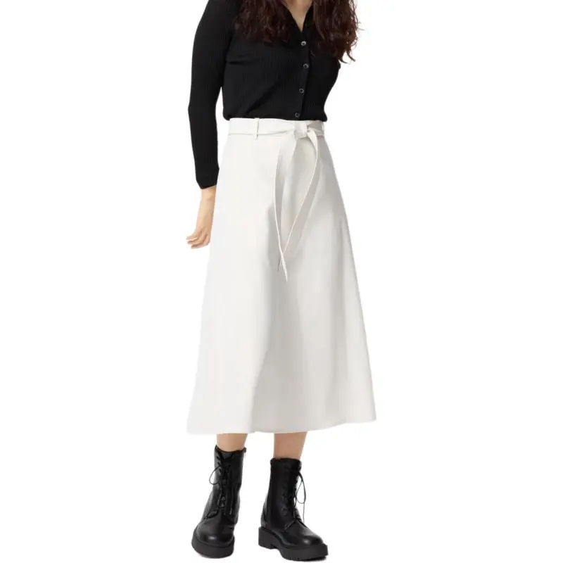 UNIQLO Casual Long Skirts Women's Ivory-1