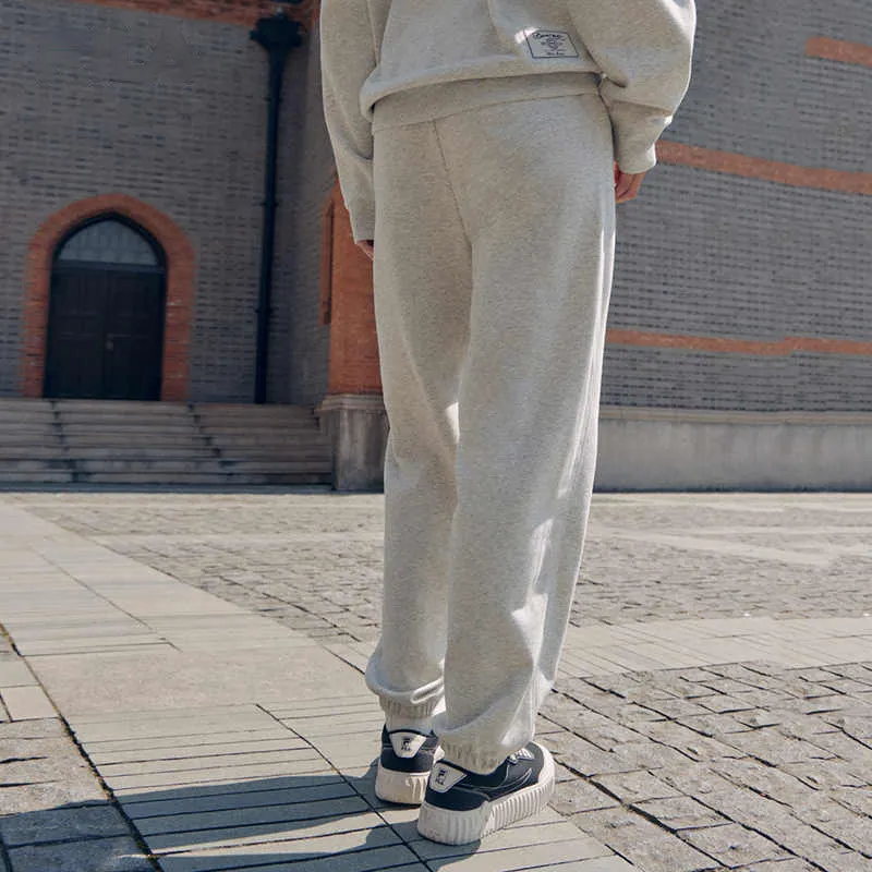 FILA Knitted Sweatpants Women's Moonlit Heather Gray-3