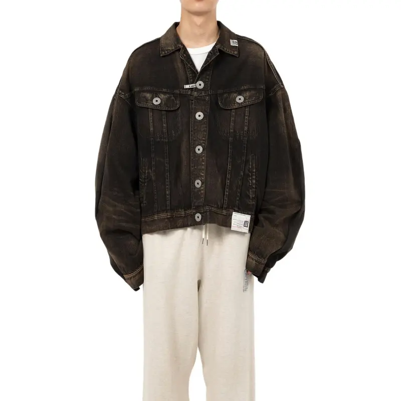 Maison Mihara Yasuhiro Both Sides Front Denim Jacket-2