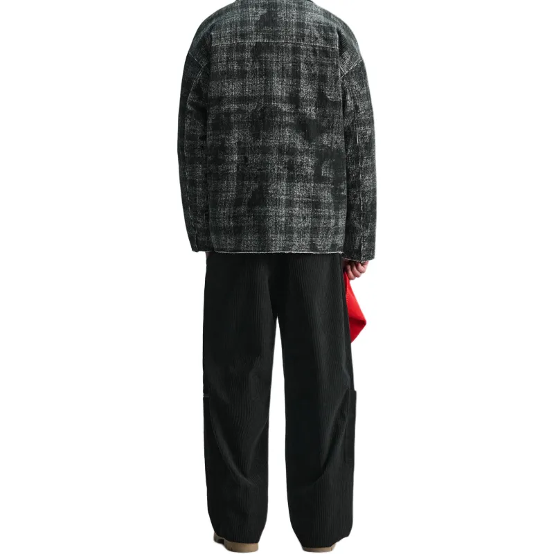 ZARA New Year Cargo Pants Men Black-3