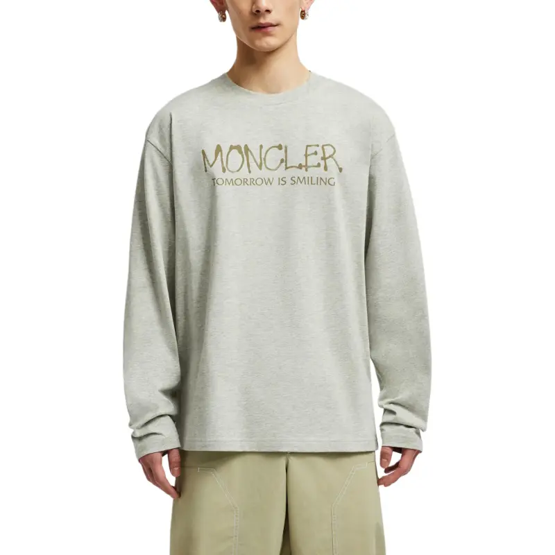 Moncler Graffiti logo Long sleeve T shirt-2