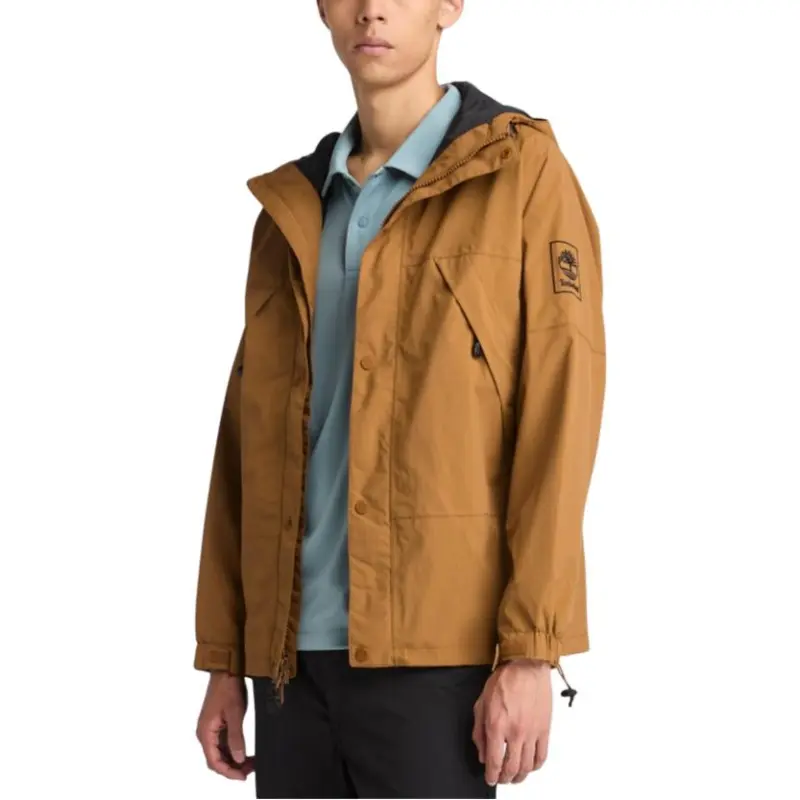 Timberland Waterproof And Windproof Windbreaker Jacket Men's Dark Wheat-2