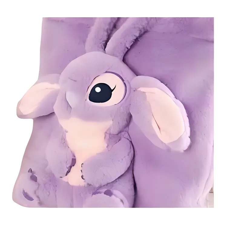 Disney Plush Handbag Women's Purple-2