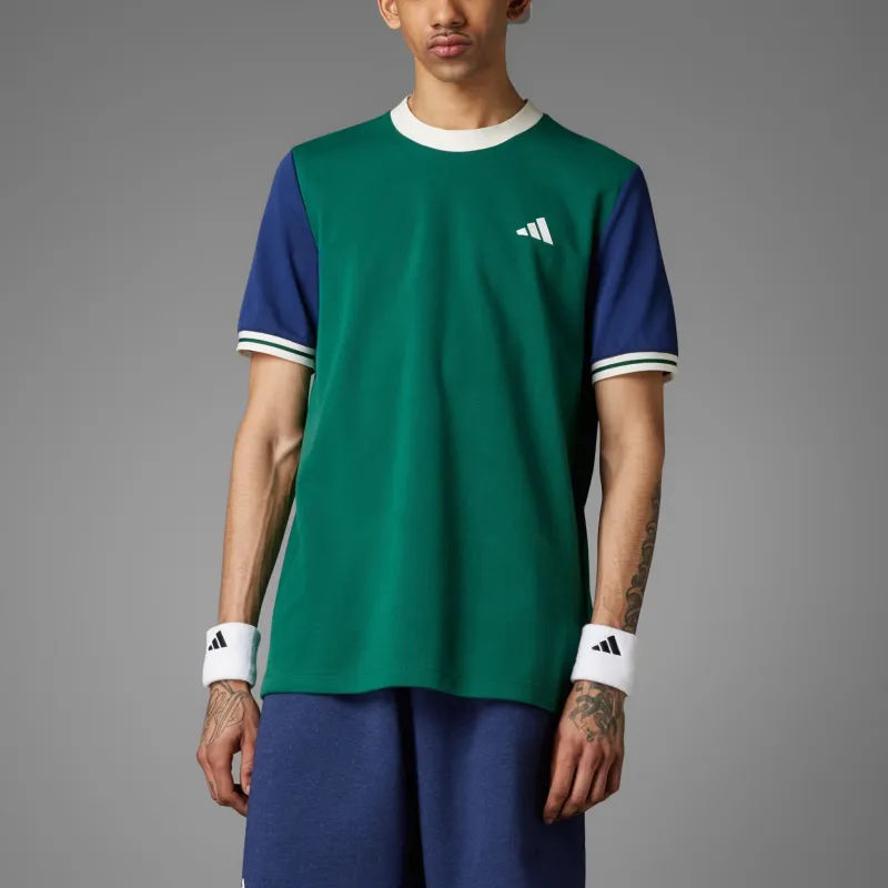Adidas Free Shipping With AdiClub Adidas Heritage Tennis Tee-1