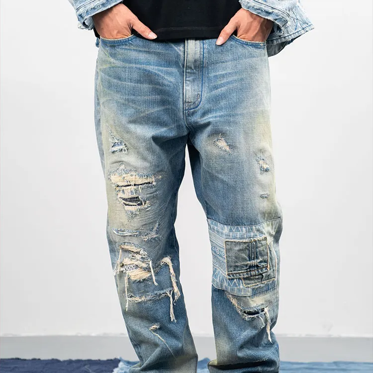 TEKABLU Jeans Men Blue-3