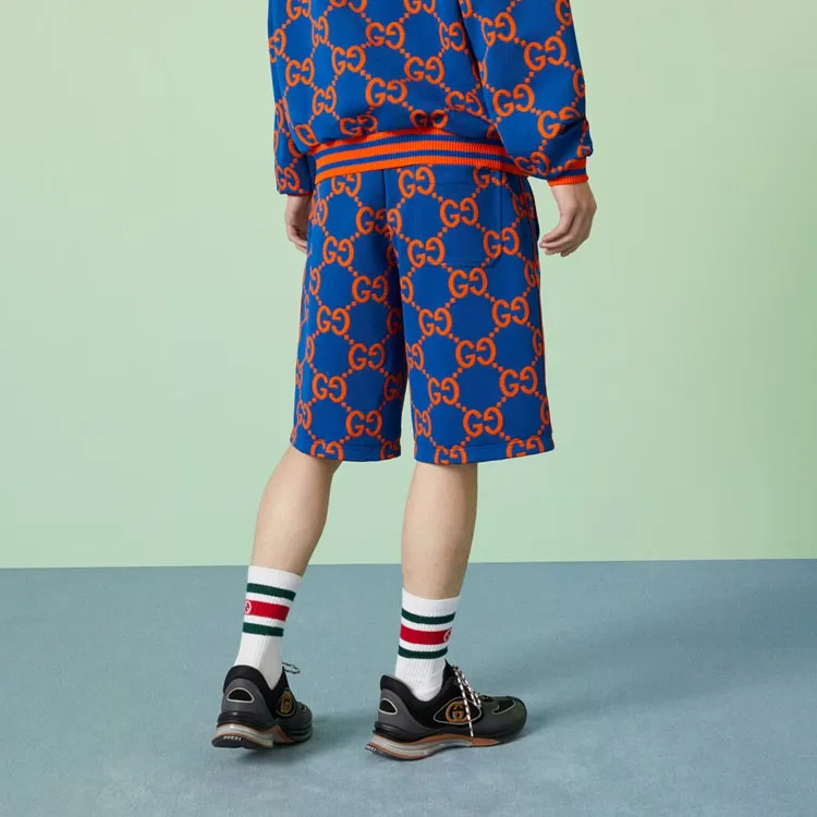 GUCCI Gg Jacquard Shorts-3