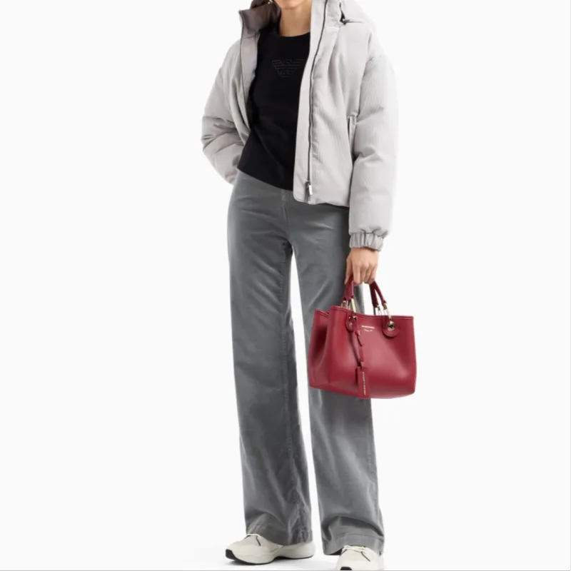 EMPORIO ARMANI Logo Tag Top Handle Bag-4