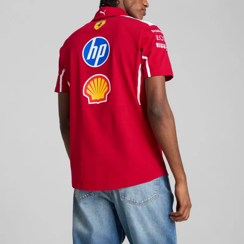PUMA Playera Polo Scuderia Ferrari 2025 Team Ii Para Hombre-3