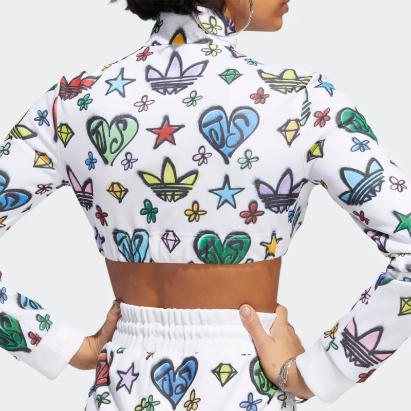 Adidas Originals Cropped Coats Women's White-5