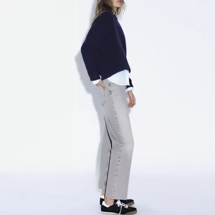 ZARA Jeans Women's Light Gray-2