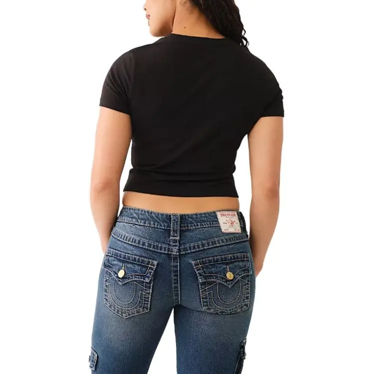 TRUE RELIGION T Shirt Women's Black-1