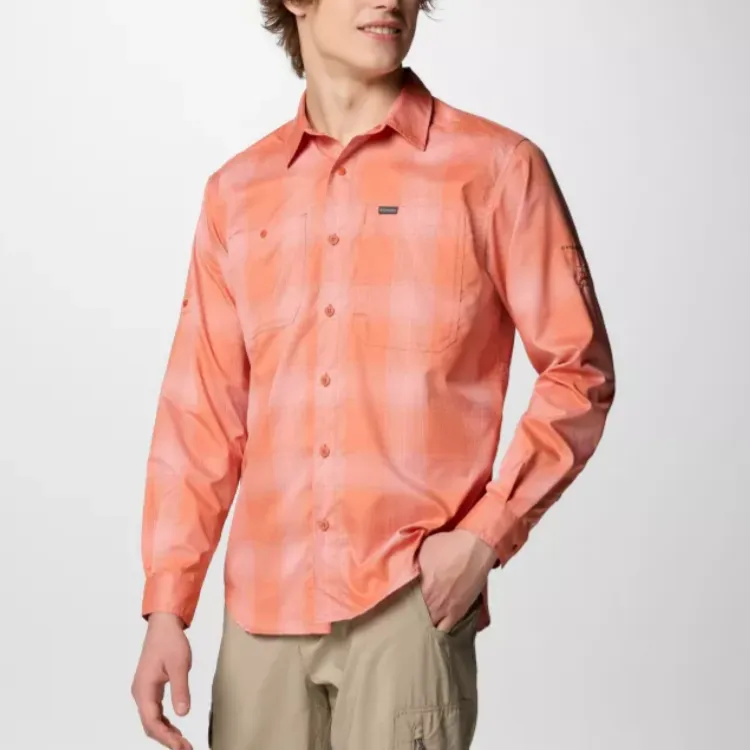 Columbia Silver Ridge Utility Lite Shirt Men's Red-1