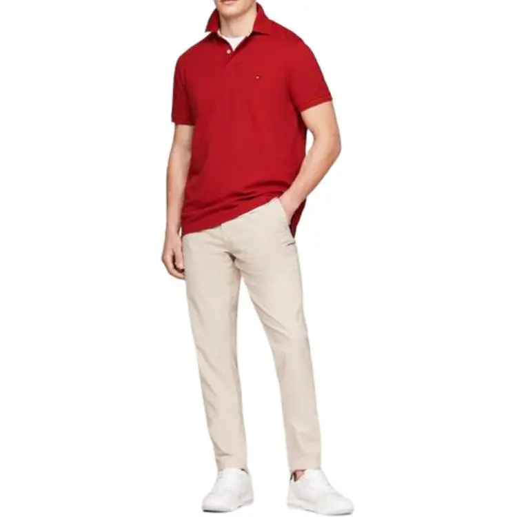 Tommy Hilfiger Polo Shirt Men's Red-2