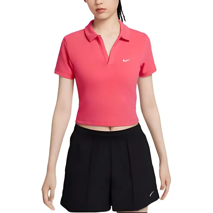Nike Sportswear Essentials Series Regular T Shirt Women's Aster Pink/Sail White-2