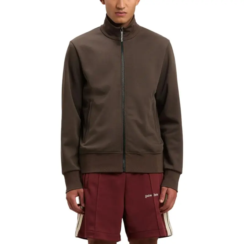 PALM ANGELS Curved Logo Printed Track Jacket-1