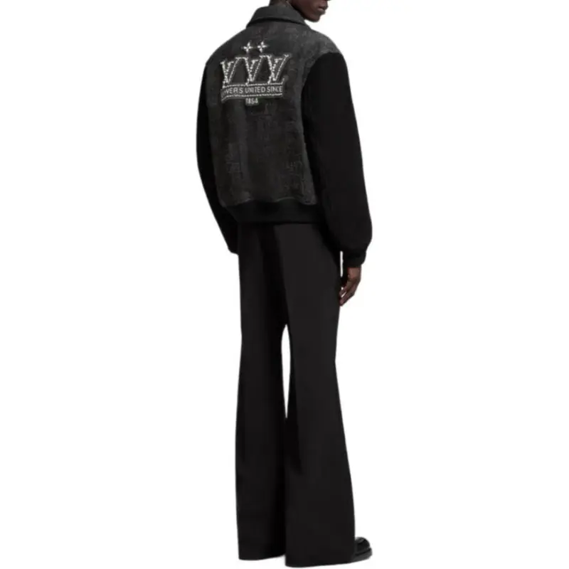 LOUIS VUITTON Mix Leather Varsity Blouson-2
