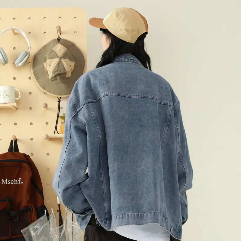 LIVINGTOWN Denim Jackets Unisex-4
