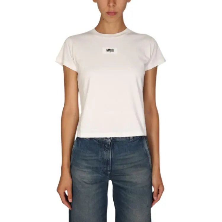 MM6 Maison Margiela FW22 Regular T Shirt Women's White-4