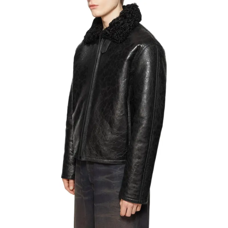 Acne Studios Zipped Leather Jacket-2