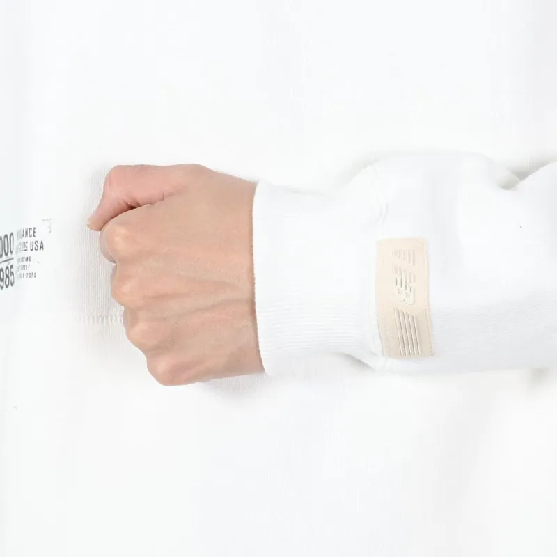 New Balance 1000 R FW22 Sweatshirt Men's White-7