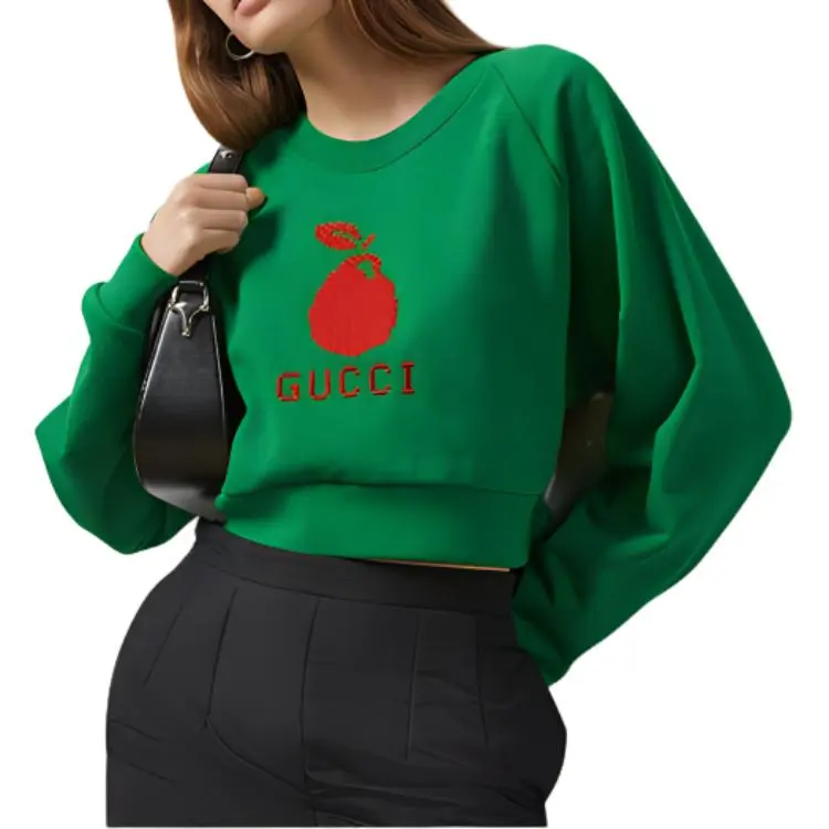 GUCCI Sweatshirts Women's Green-1