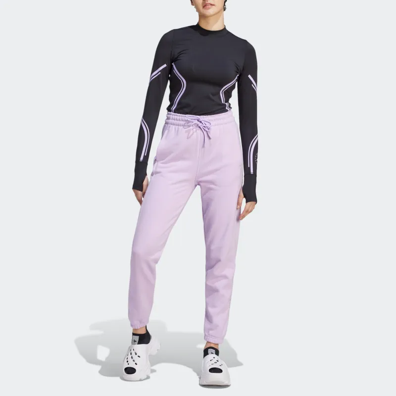 Adidas Logo-print Organic-cotton Track Pants-4