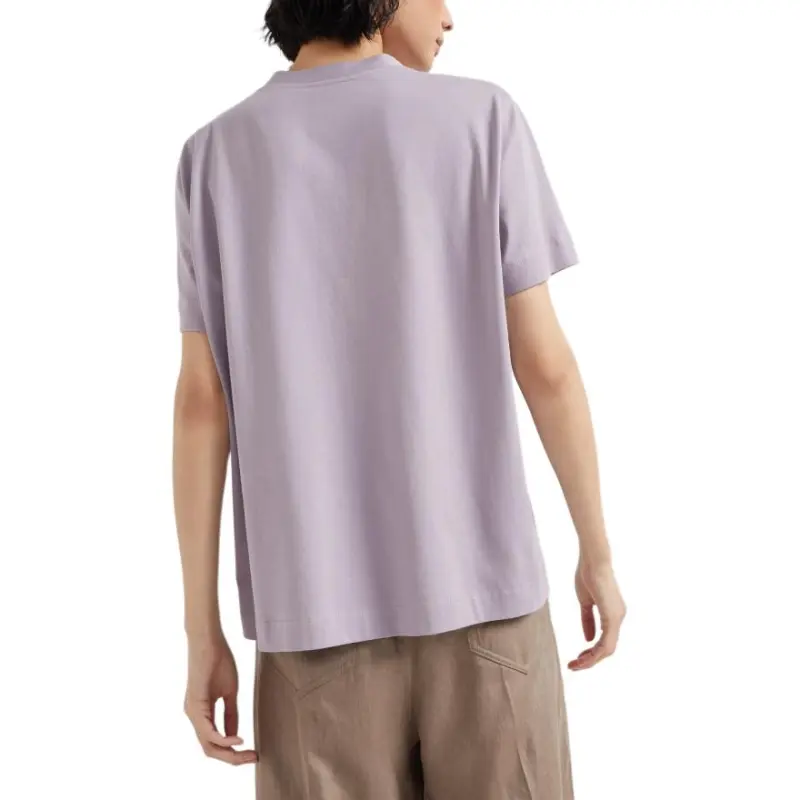Brunello Cucinelli Monili embellished Cotton T shirt-1