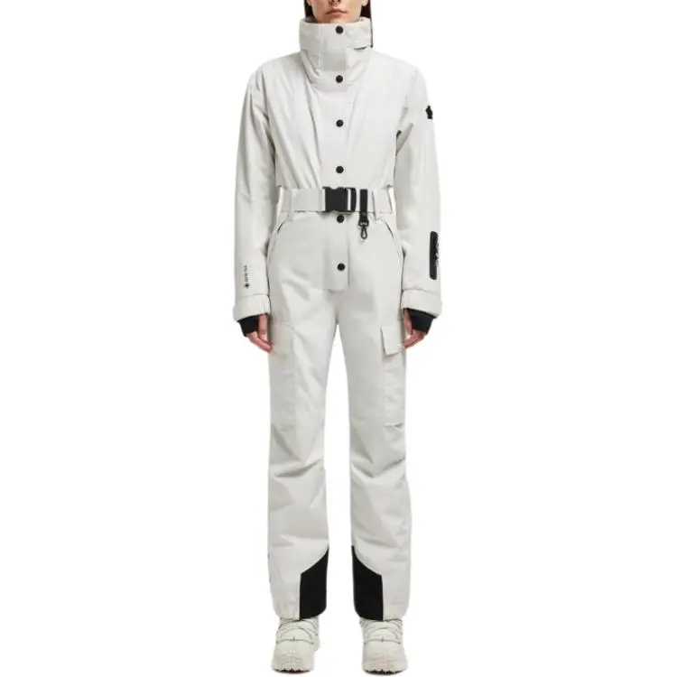 Moncler Ski Coveralls Women's Ice Gray-2