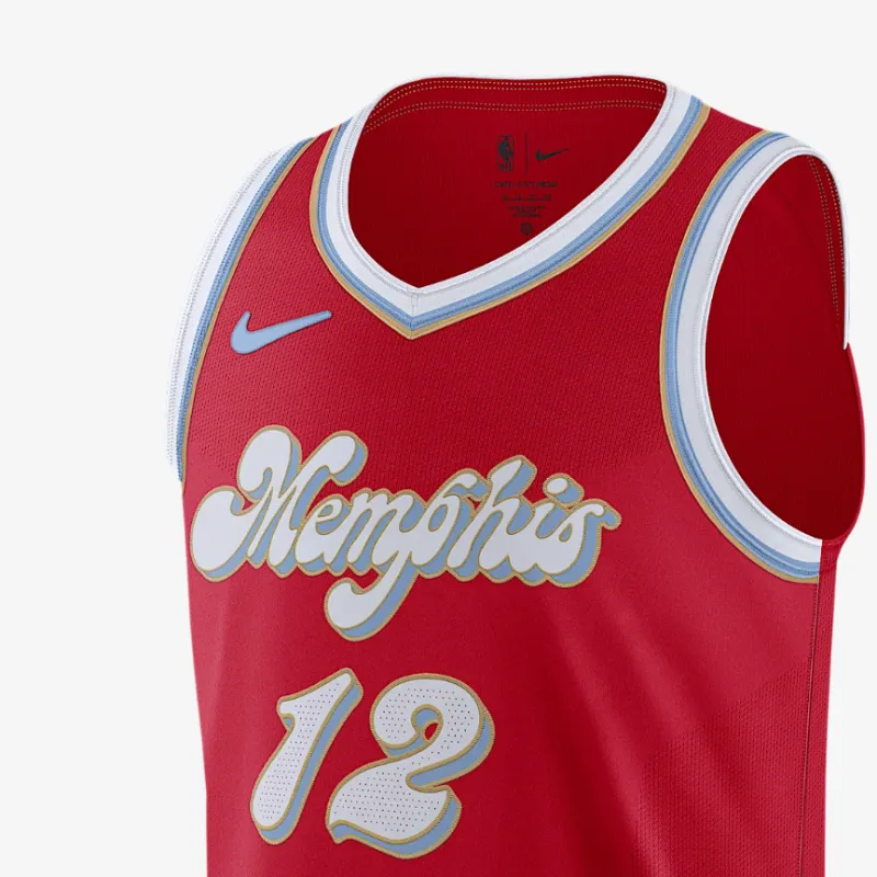 Nike Ja Morant Memphis Grizzlies 2024/25 City Edition Men's Nike Dri FIT Adv Nba Authentic Jersey-2