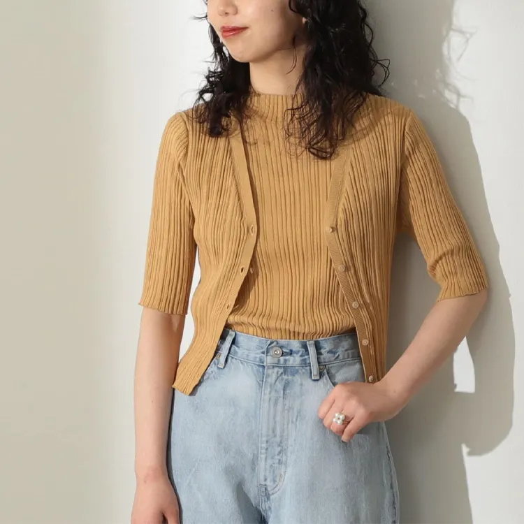 Beams Sweaters Women's Yellow-6