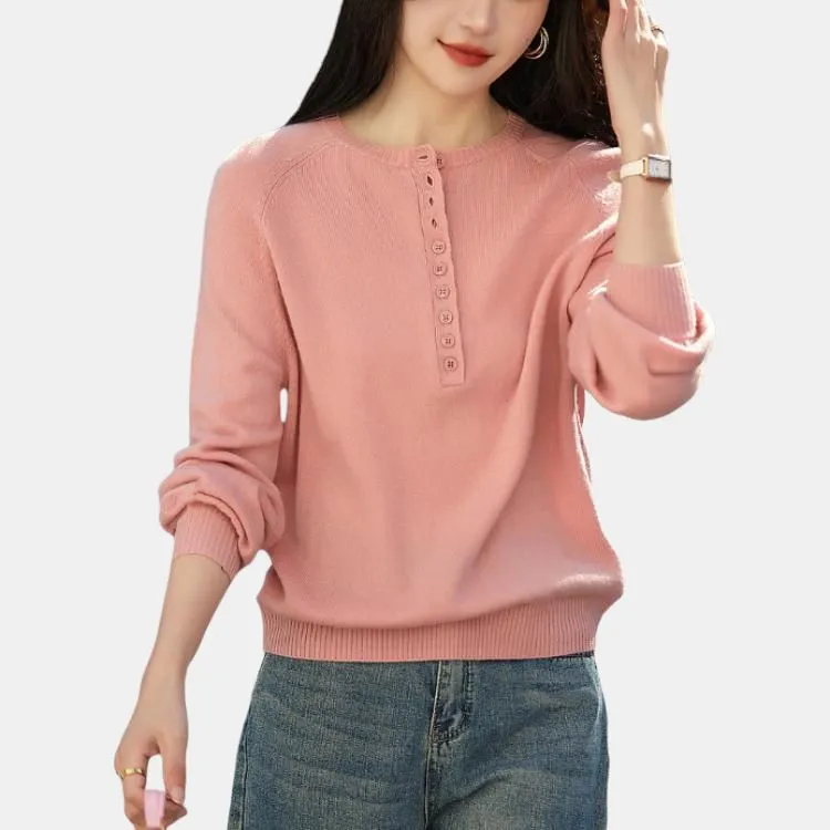 【dme】 Sweater Women's Rouge Red-3