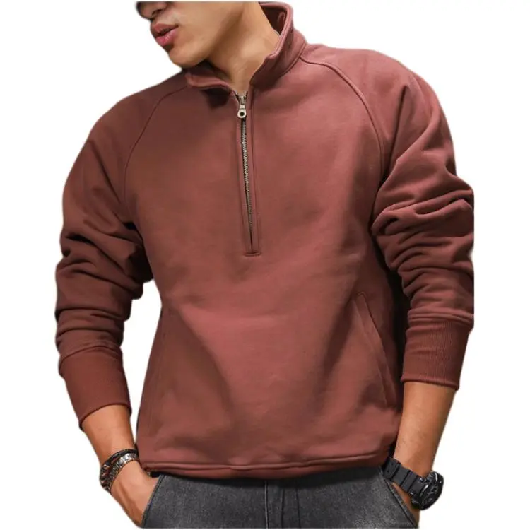 Seasonal Words Sweatshirt Men's Brick Red-3