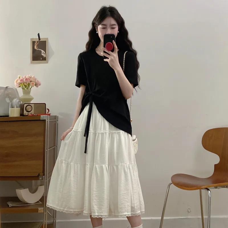 GULIANFEI Two Piece Skirt Sets Women's-4