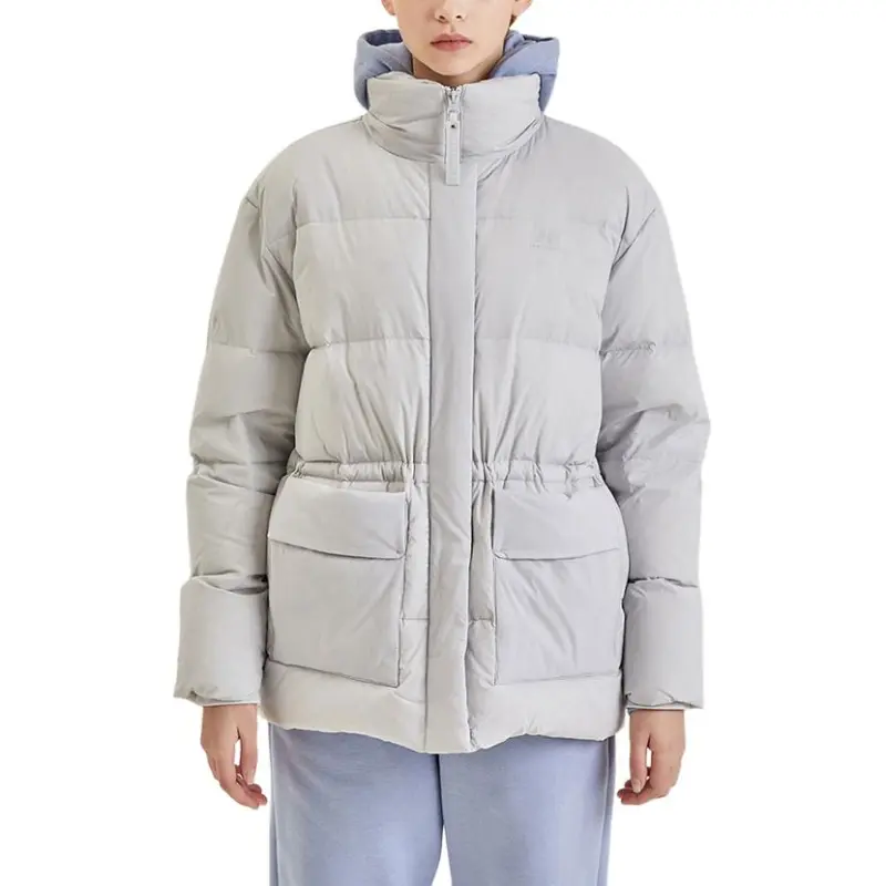 New Balance Pure Mid Down Jacket Women's Gray-2